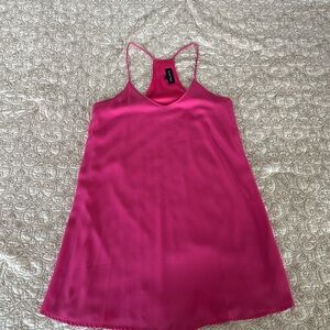 Pink Spaghetti Strap Top